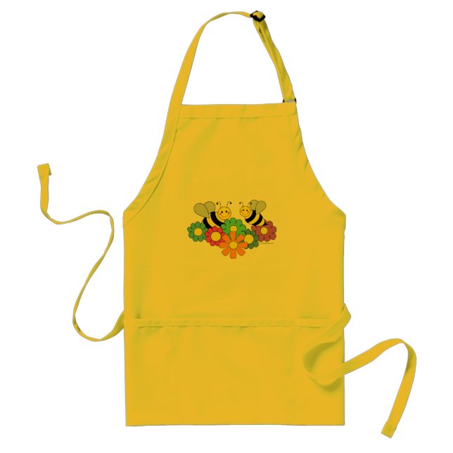 Bees & Flowers Standard Apron (Front)