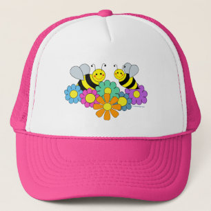 Bees & Flowers Trucker Hat