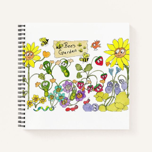 Bees' Garden Notebook (Front)