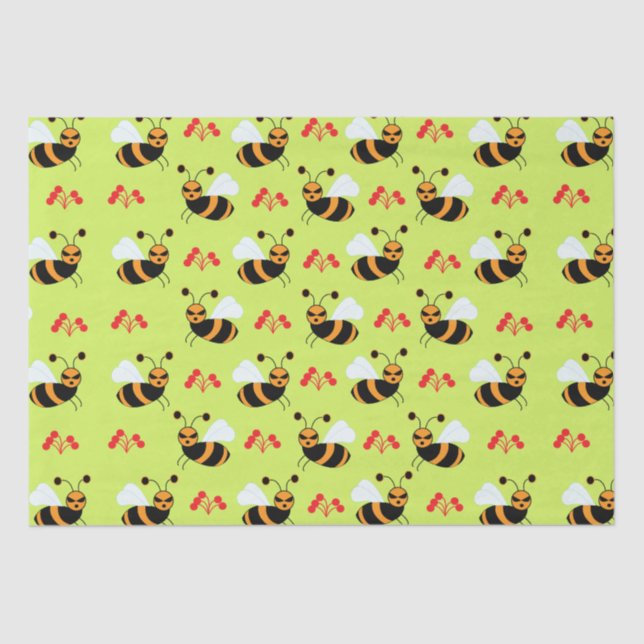 Bees Honeybee  Tissue Paper (Front)