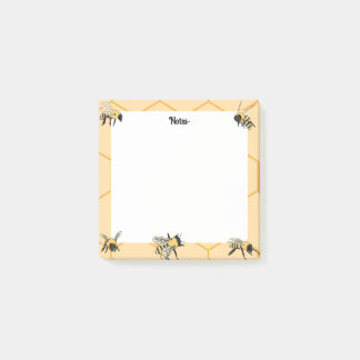 Bees Honeycomb Bee Farm  Post-it Notes