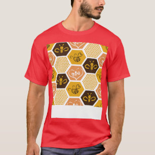 Bees Honeycomb Beekeepers Gifts T-Shirt