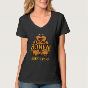 Bees Honeycomb Environmental Protection Beekeeper T-Shirt