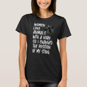 Bees Idea for Women Beekeeping Beekeeper Gag Cute T-Shirt