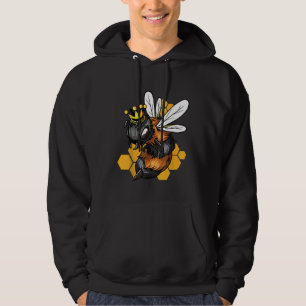 Bees Illustration Beekeeper Honey Beekeeping Hoodie