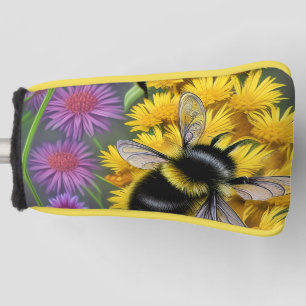 Bees in a Flower Meadow  Golf Head Cover