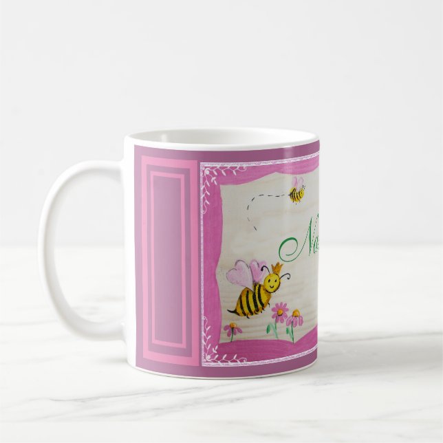 Bees in the Garden Mug (Left)