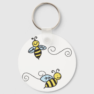 Bees Key Ring