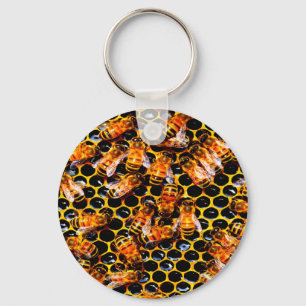 BEES KEY RING
