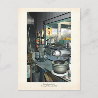 Bees Knees Cafe Postcard