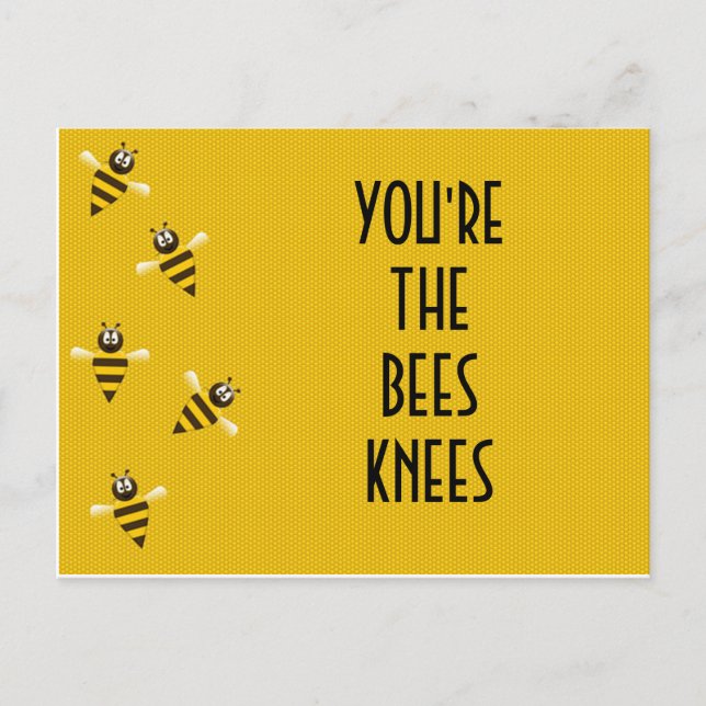 bees knees postcard (Front)