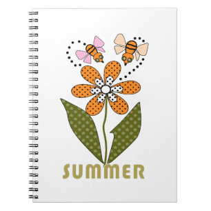 bees love summer and so do I Notebook