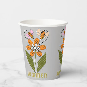 bees love summer and so do I Paper Cups