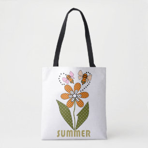 bees love summer and so do I Tote Bag