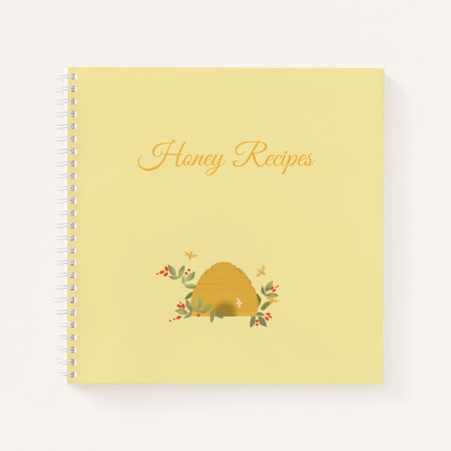 Bees on a Beehive Notebook (Front)