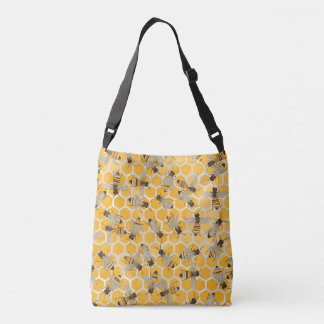 Bees on Honeycomb Bag