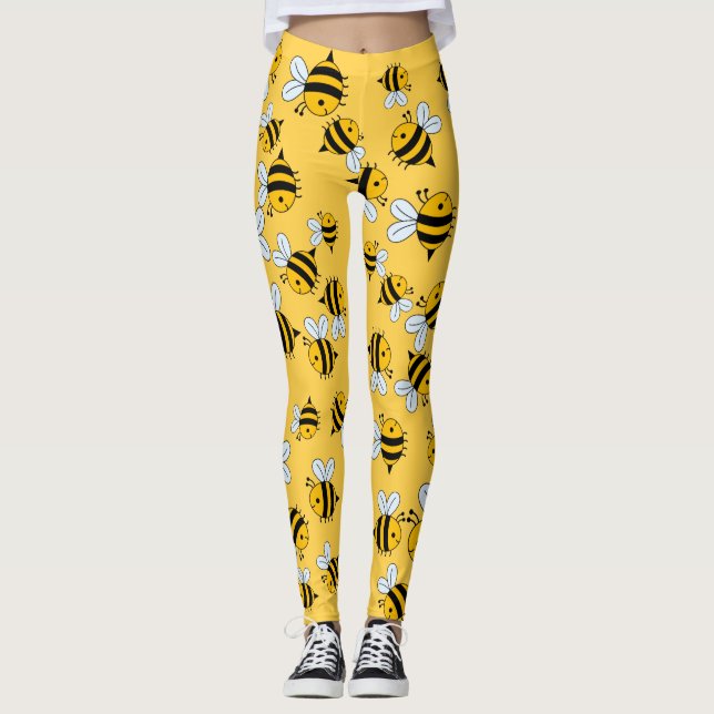 Bees Please Leggings (Front)