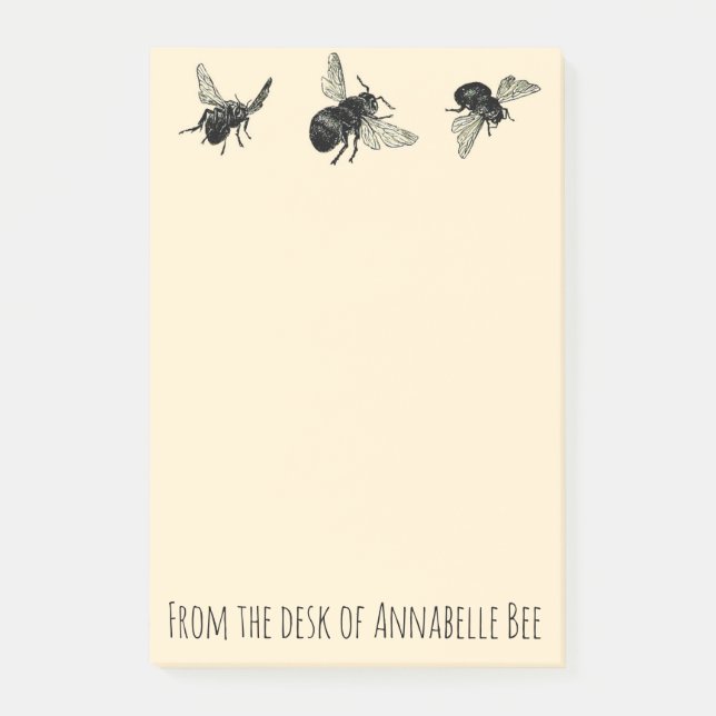 Bees Post-it Notes (Front)