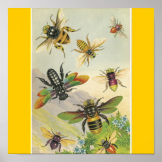 Bees Poster