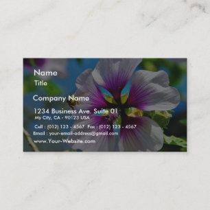 Bees Purple Flowers Business Card
