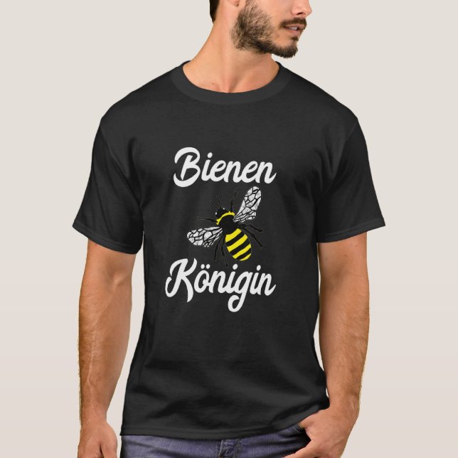 Bees Queen Bee Queen Beekeeper Honey Bee Insects T-Shirt (Front)