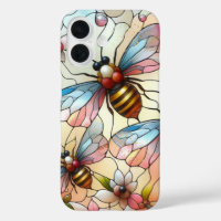 Bees Stain Glass Effect