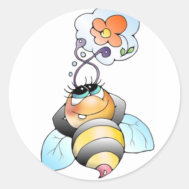 Bees sticker - sticker bees (Front)