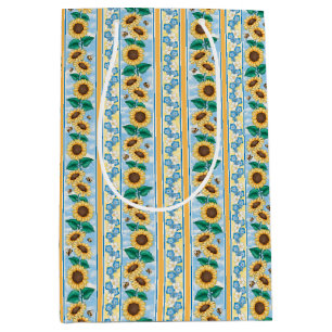 Bees Sunflowers Gift Bag