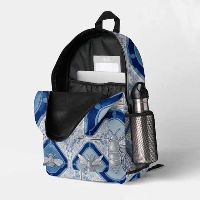 Bees & Tiles Heritage - Backpack (Back Corner Right (Open))
