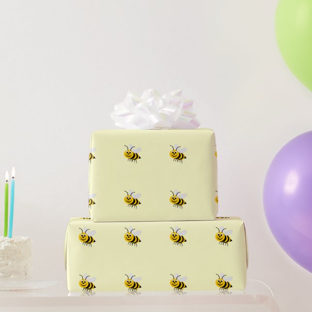 Bees Wrapping Paper (Party Gifts)