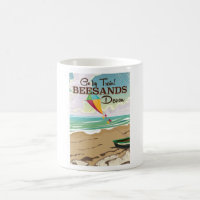 Beesands Beach Devon vintage travel poster