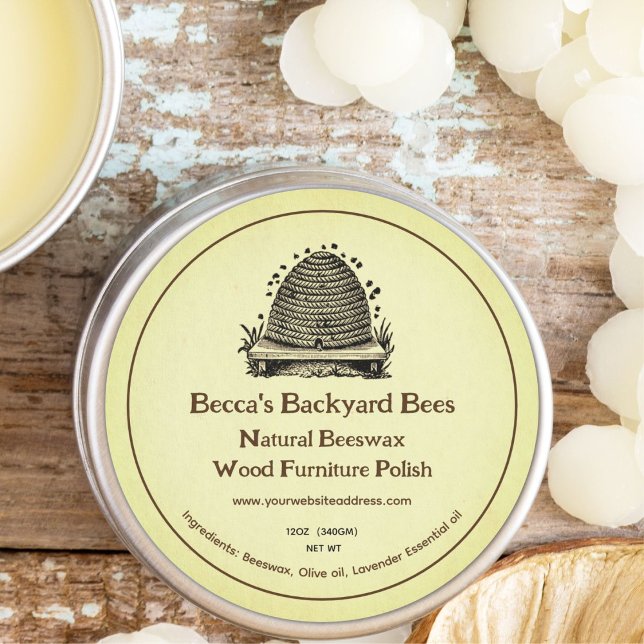 Beeswax Wood Furniture Polish Labels (Creator Uploaded)