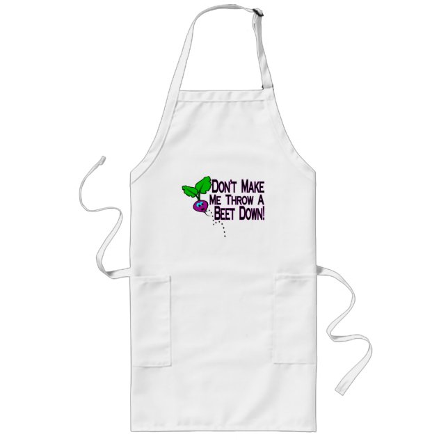 Beet Down Long Apron (Front)