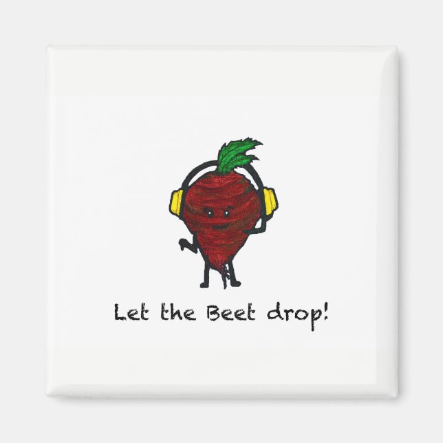 Beet Drop Magnet (Front)