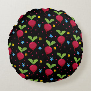 Beet-houghtful Round Cushion