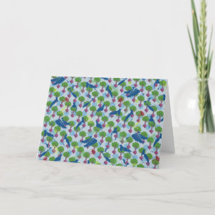 Beet plant pattern card