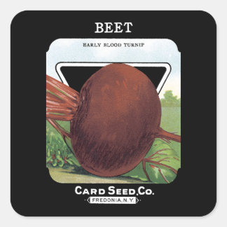 Beet Seed Packet Label
