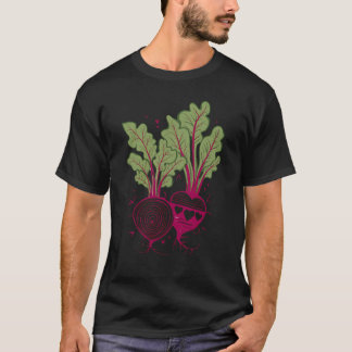 Beet Vegetable retro colours T-Shirt