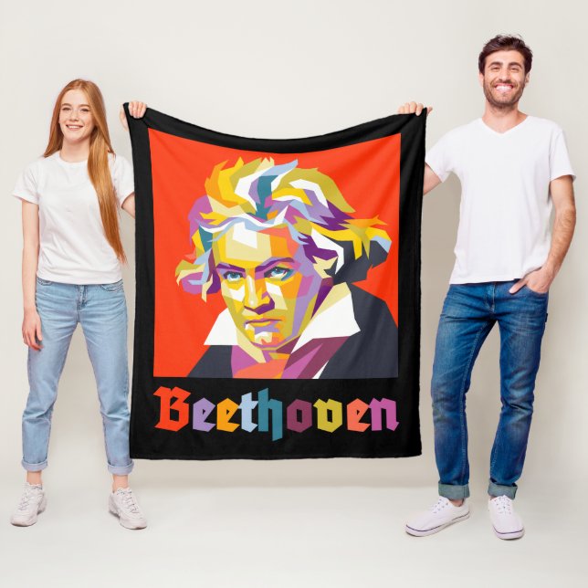 Beethoven 2 fleece blanket (In Situ)