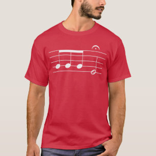 Beethoven 5th Symphony Notes Classical Music Compo T-Shirt