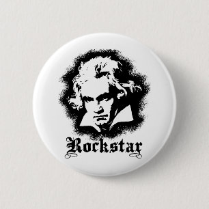 Beethoven 6 Cm Round Badge