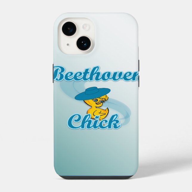 Beethoven Chick #3 iPhone Case (Back)