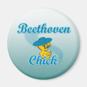 Beethoven Chick #3 Magnet