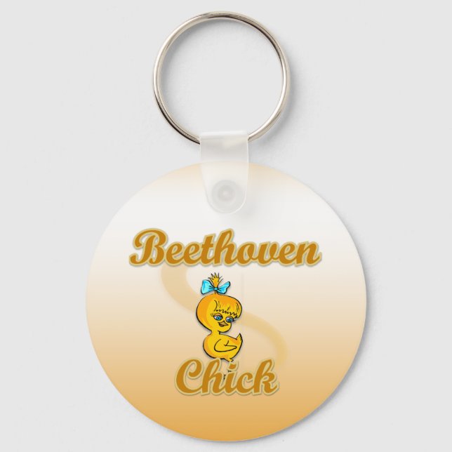 Beethoven Chick Key Ring (Front)