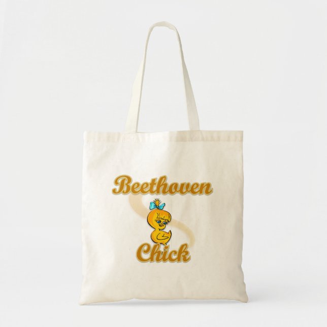 Beethoven Chick Tote Bag (Front)