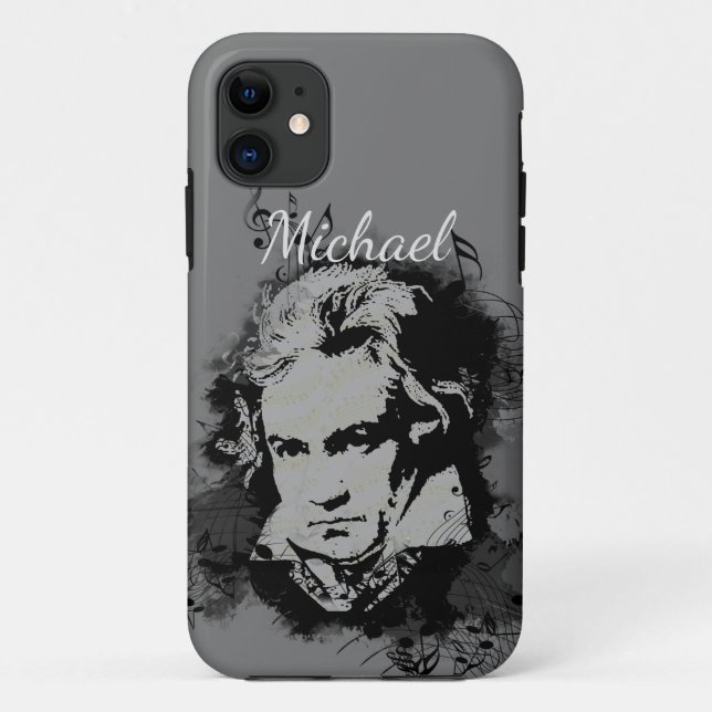 Beethoven Classical Music Composer Song  Customise Case-Mate iPhone Case (Back)