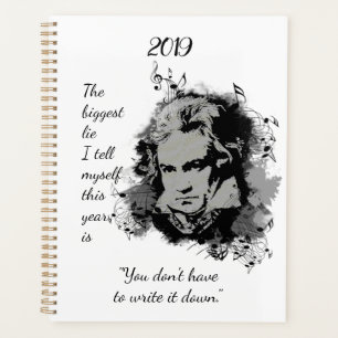 Beethoven Classical Music Composer Song-Writer Planner