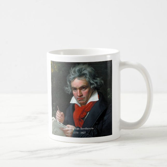 Beethoven Coffee Mug (Right)