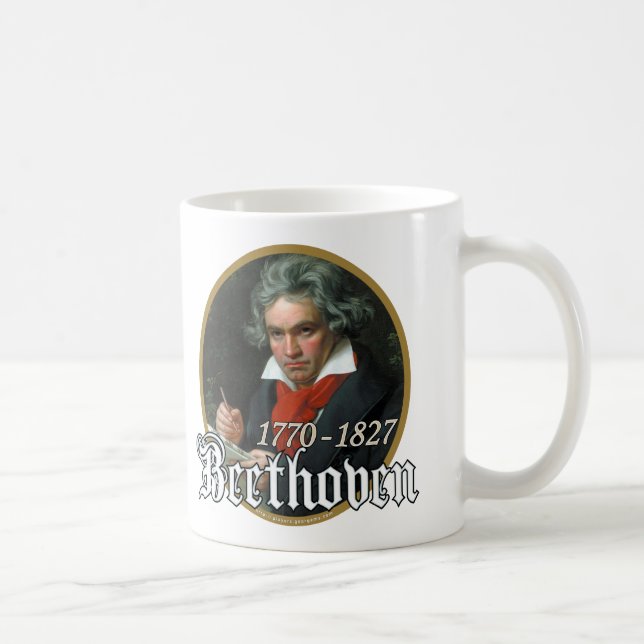 Beethoven Coffee Mug (Right)