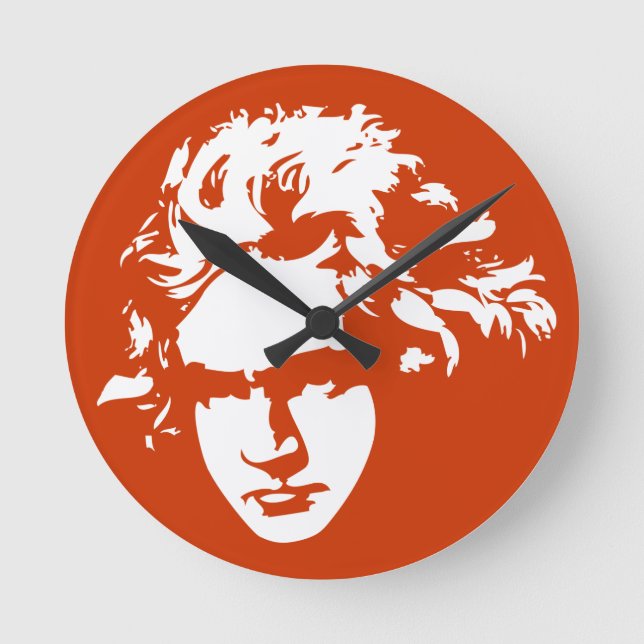 Beethoven Composer Classical Music Wall Clock (Front)